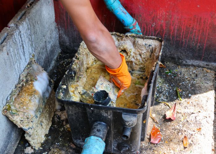 Heavy grease removal service